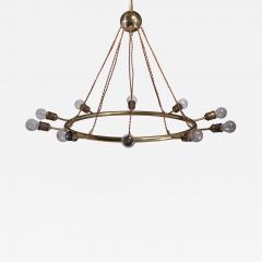  J T Kalmar Kalmar Lighting Kalmar brass ring chandelier - 3673445