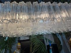  J T Kalmar Kalmar Lighting Monumental Kalmar Textured Murano Glass Tronchi Tube Chandelier Mid Century - 4159855