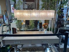  J T Kalmar Kalmar Lighting Monumental Kalmar Textured Murano Glass Tronchi Tube Chandelier Mid Century - 4159858