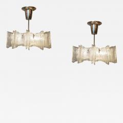  J T Kalmar Kalmar Lighting Pair of Kalmar Chandeliers Austria 1960s - 3468907