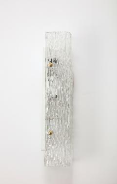  J T Kalmar Kalmar Lighting Pair of Kalmar Chiseled Ice Sconces - 2715538