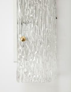  J T Kalmar Kalmar Lighting Pair of Kalmar Chiseled Ice Sconces - 2715542