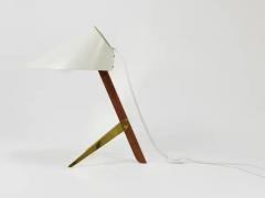  J T Kalmar Kalmar Lighting Two J T Kalmar Vienna Billy TL White Mid Century Table Desk Lamps Austria - 4067290