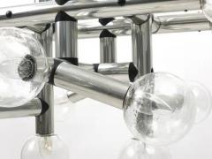  J T Kalmar Kalmar Lighting Up of 3 Identical J T Kalmar Atomic Ceiling Lamps Chandeliers Austria 1960s - 4041448