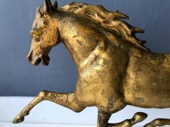  J W Fiske Company An Antique Gilt Running Horse Weather Vane attributed to J W Fiske - 860752