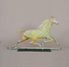  J W Fiske Company LARGE HACKNEY RUNNING HORSE WEATHERVANE - 866528