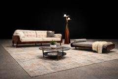  JD M veis e Decora es Four Seat Sofa in Brazilian Rosewood with Sculpted Back JD Moveis 1960s - 4571610