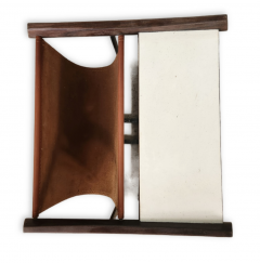  JD M veis e Decora es Magazine Rack with Table By JD M veis e Decora es ca 1950 - 3742021