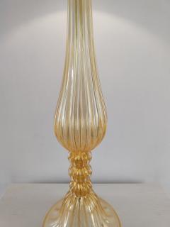  JL Light Style Amber gold triple spacer Murano glass table lamp - 4303814