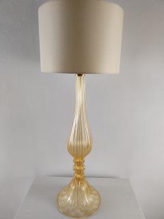  JL Light Style Amber gold triple spacer Murano glass table lamp - 4303816