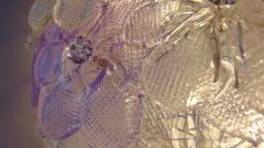  JL Light Style Amethyst flowers basket Murano glass flush mount - 4300721