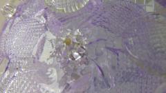  JL Light Style Amethyst flowers basket Murano glass flush mount - 4300724