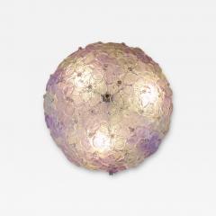  JL Light Style Amethyst flowers basket Murano glass flush mount - 4454587