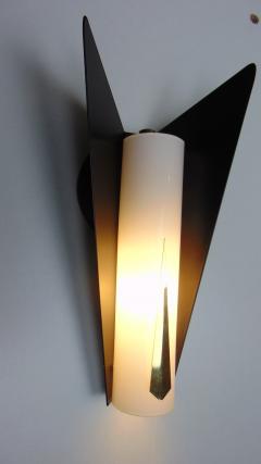  JL Light Style Butterfly white black Murano glass wall sconce - 4298103