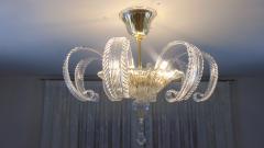  JL Light Style Clear rugiada Murano glass flush mount - 4300780