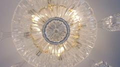  JL Light Style Clear rugiada Murano glass flush mount - 4300792