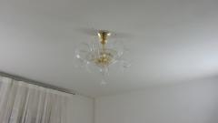  JL Light Style Clear rugiada Murano glass flush mount - 4300793