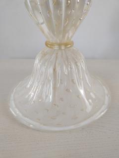  JL Light Style Diamond 1 White and Gold Murano glass Table Lamp - 4303701