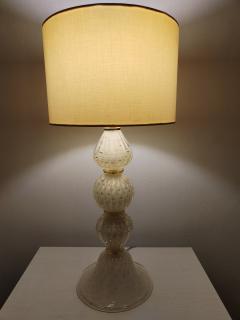  JL Light Style Diamond 1 White and Gold Murano glass Table Lamp - 4303702