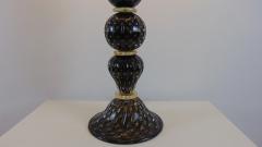  JL Light Style Diamond 3 Black and gold Murano glass table lamp - 4303800