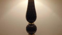  JL Light Style Diamond 3 Black and gold Murano glass table lamp - 4303804