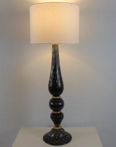  JL Light Style Diamond 3 Black and gold Murano glass table lamp - 4303821