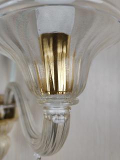  JL Light Style Drops green and gold classic Murano glass wall sconce - 4297657