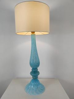  JL Light Style Ellipse Turquoise gold Murano glass table lamp - 4303955