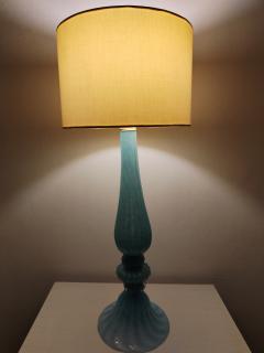  JL Light Style Ellipse Turquoise gold Murano glass table lamp - 4303960