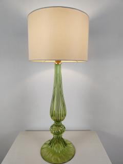  JL Light Style Ellipse green Murano glass table lamp - 4303970
