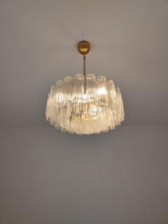  JL Light Style Flat shape clear Murano glass tronchi chandelier - 4294272
