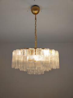  JL Light Style Flat shape clear Murano glass tronchi chandelier - 4294273