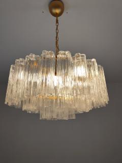  JL Light Style Flat shape clear Murano glass tronchi chandelier - 4294275