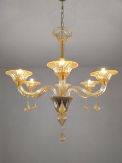  JL Light Style Gocce amber Murano glass chandelier - 4296432