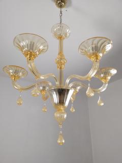  JL Light Style Gocce amber Murano glass chandelier - 4296433