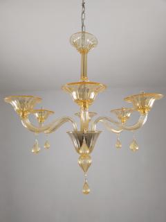  JL Light Style Gocce amber Murano glass chandelier - 4296434