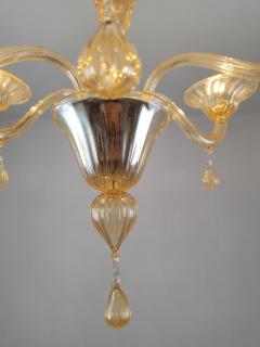  JL Light Style Gocce amber Murano glass chandelier - 4296435
