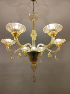  JL Light Style Gocce amber Murano glass chandelier - 4296439