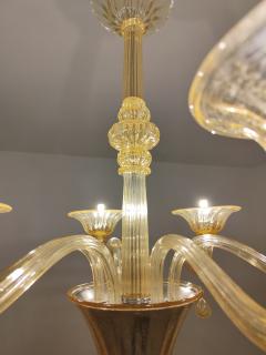  JL Light Style Gocce amber Murano glass chandelier - 4296440