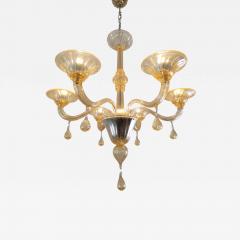  JL Light Style Gocce amber Murano glass chandelier - 4449500