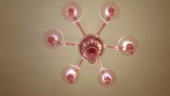 JL Light Style Gocce pink Murano glass chandelier - 4295437