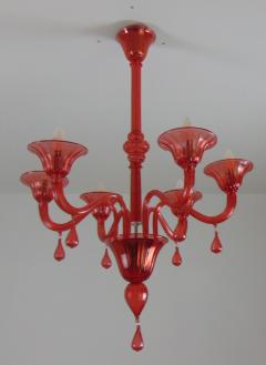 JL Light Style Gocce red Murano glass chandelier - 4296444