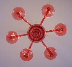  JL Light Style Gocce red Murano glass chandelier - 4296447