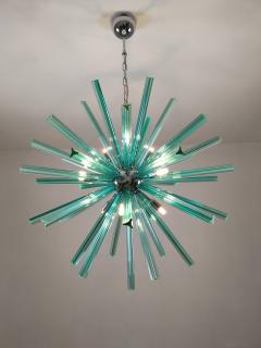  JL Light Style Large teal Murano glass Sputnik triedri chandelier - 4293767