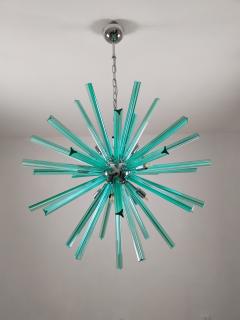  JL Light Style Large teal Murano glass Sputnik triedri chandelier - 4293779