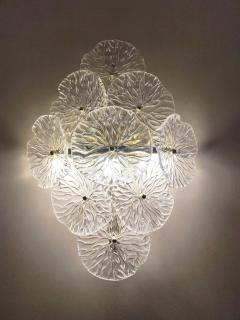  JL Light Style Murano glass Floreale clear wall sconce - 4299849