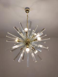  JL Light Style Murano glass Sputnik chandelier clear triedri - 4293810