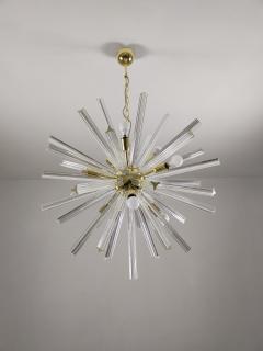  JL Light Style Murano glass Sputnik chandelier clear triedri - 4293813