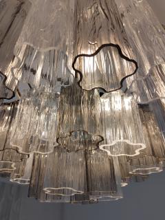  JL Light Style Murano glass Tronchi ceiling chandelier in clear and smokey - 4300867