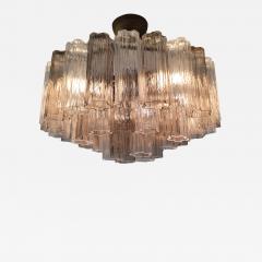  JL Light Style Murano glass Tronchi ceiling chandelier in clear and smokey - 4393961